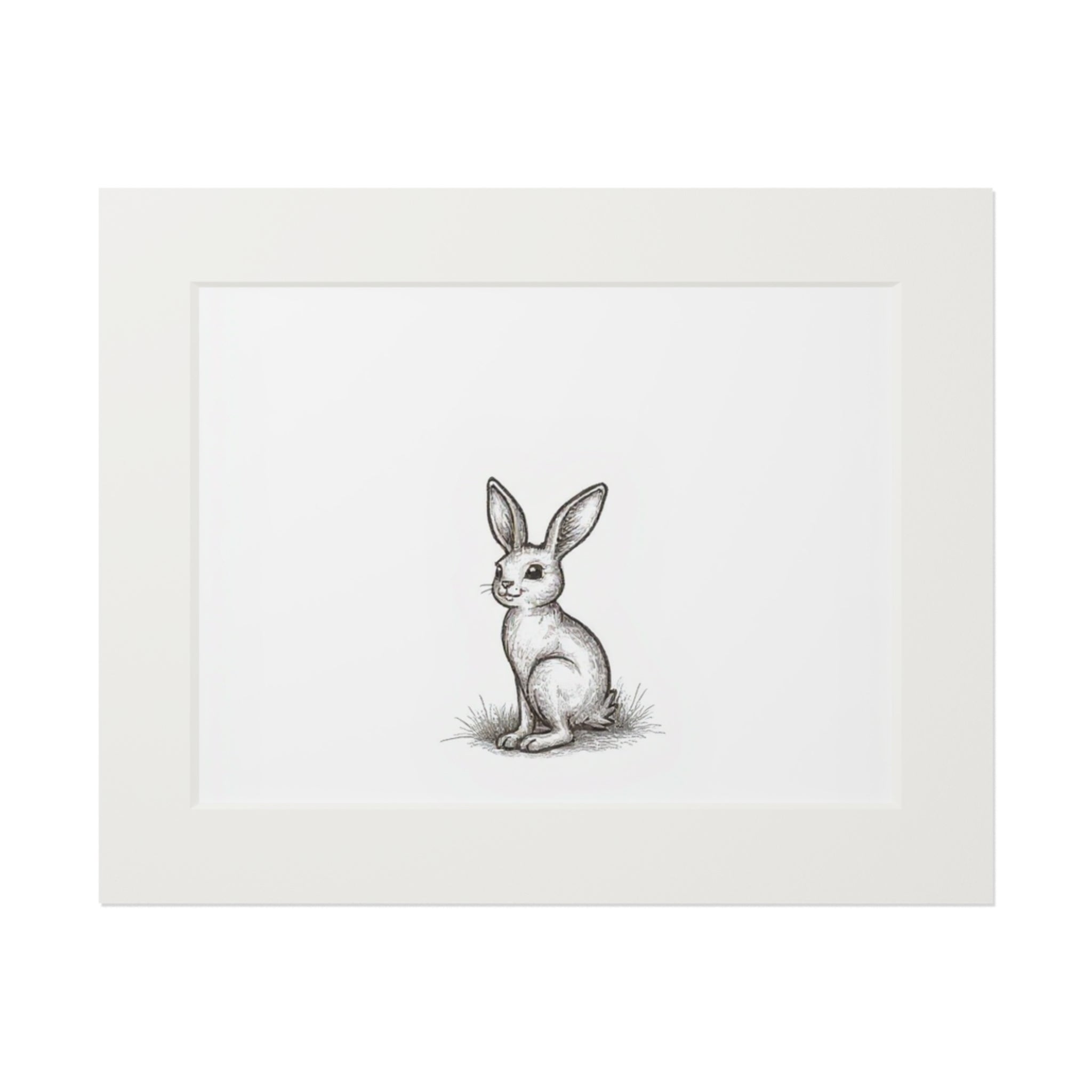 Vintage Bunny Fine Art Print - Nursery Wall Art