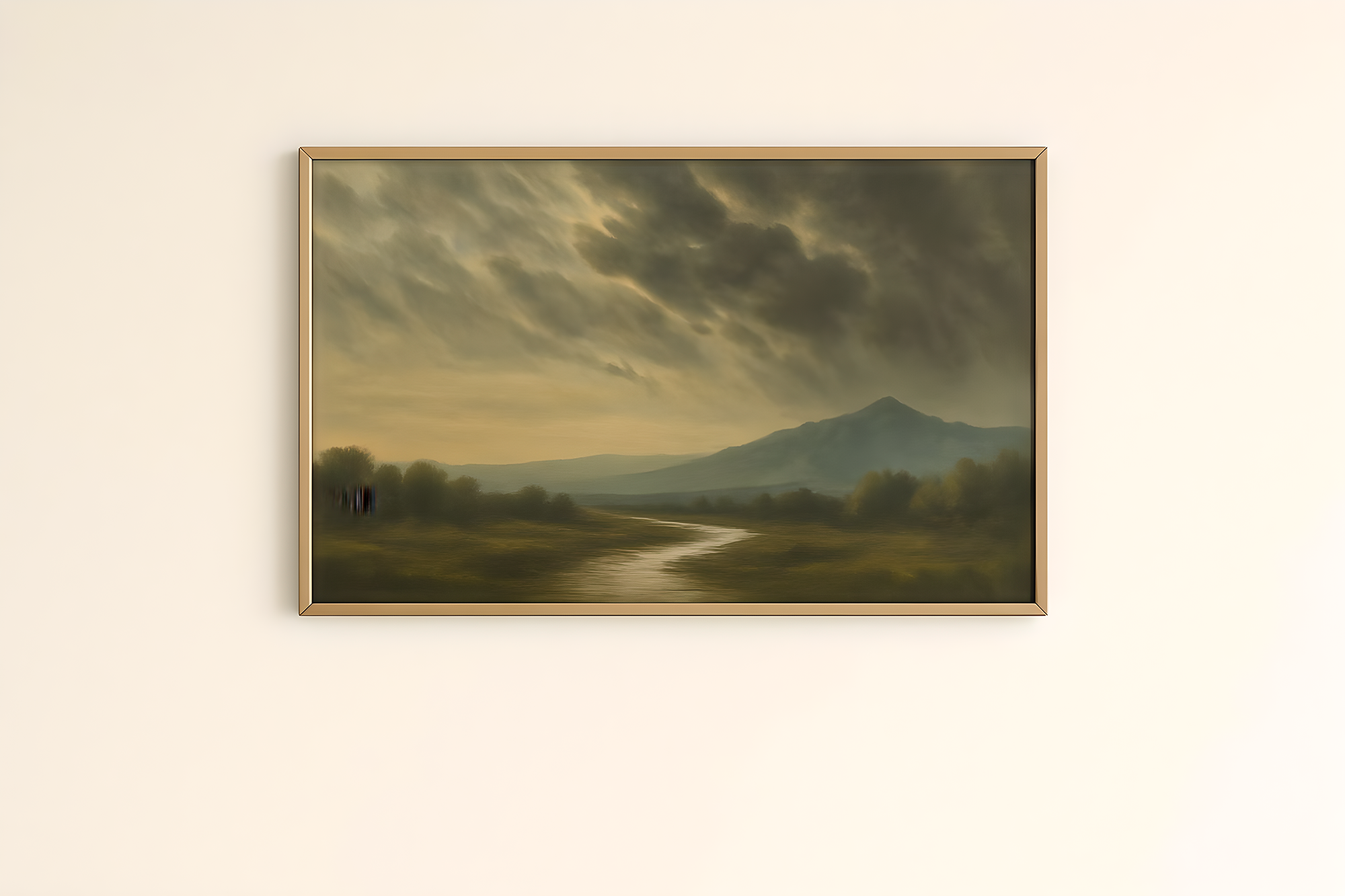 Serene Landscape Canvas Print, Home Decor, Vintage Wall Art, Gift for Nature Lovers, Perfect for Any Occasion