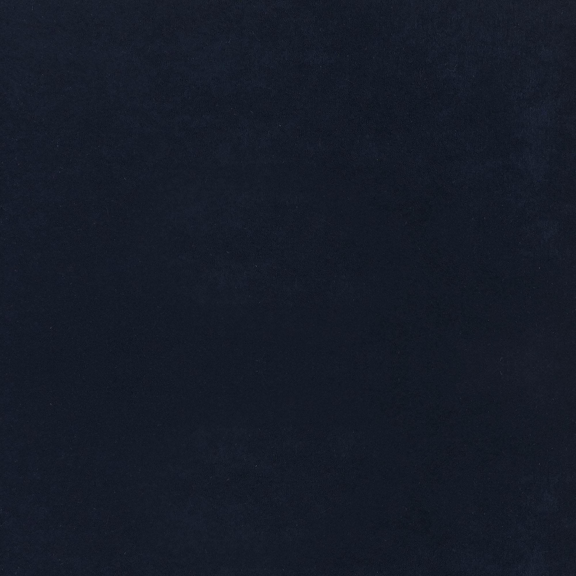 Dark Blue and Walnut Wooden Arms Accent Chair