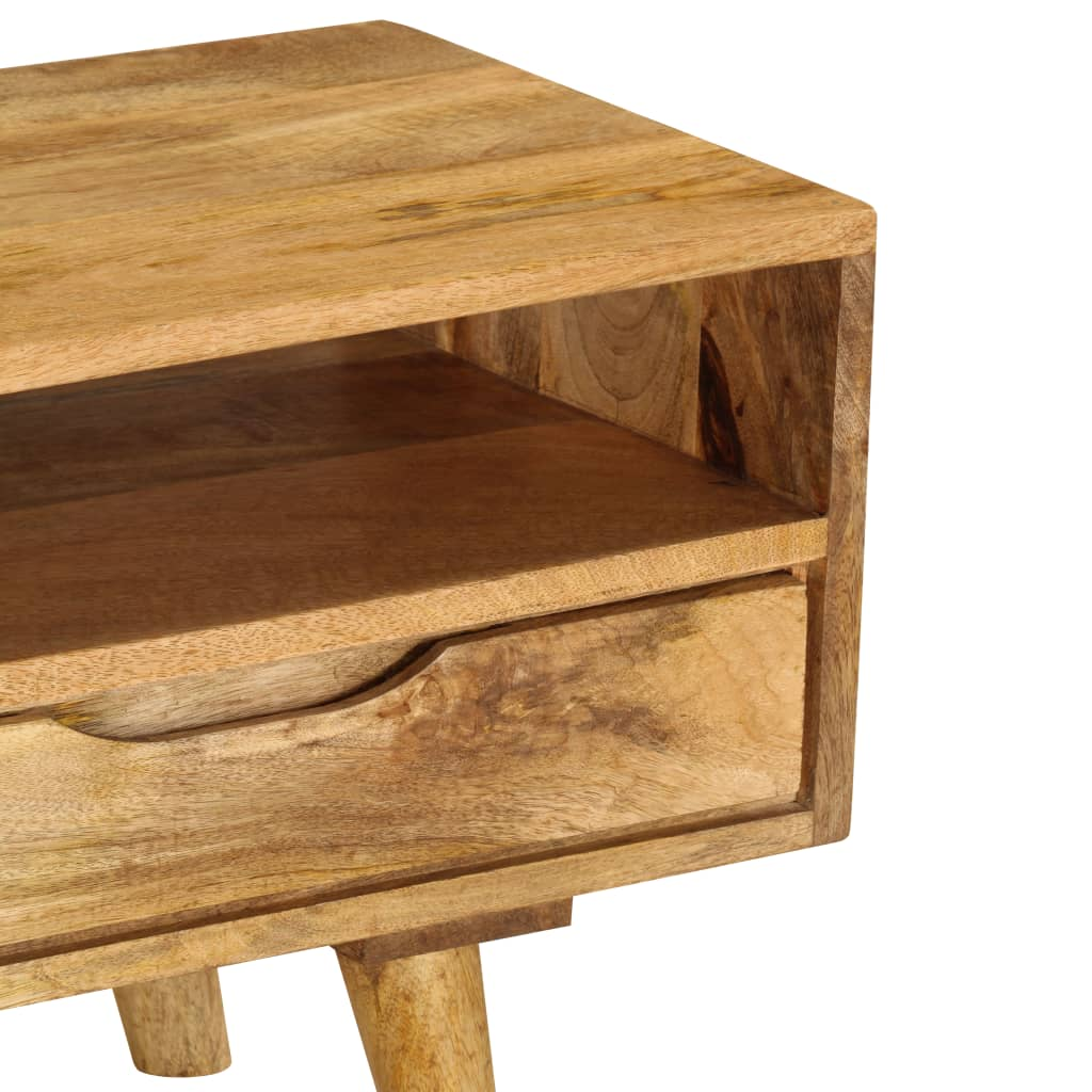 vidaXL TV Cabinet Solid Mango Wood 55.1"x11.8"x16.1"