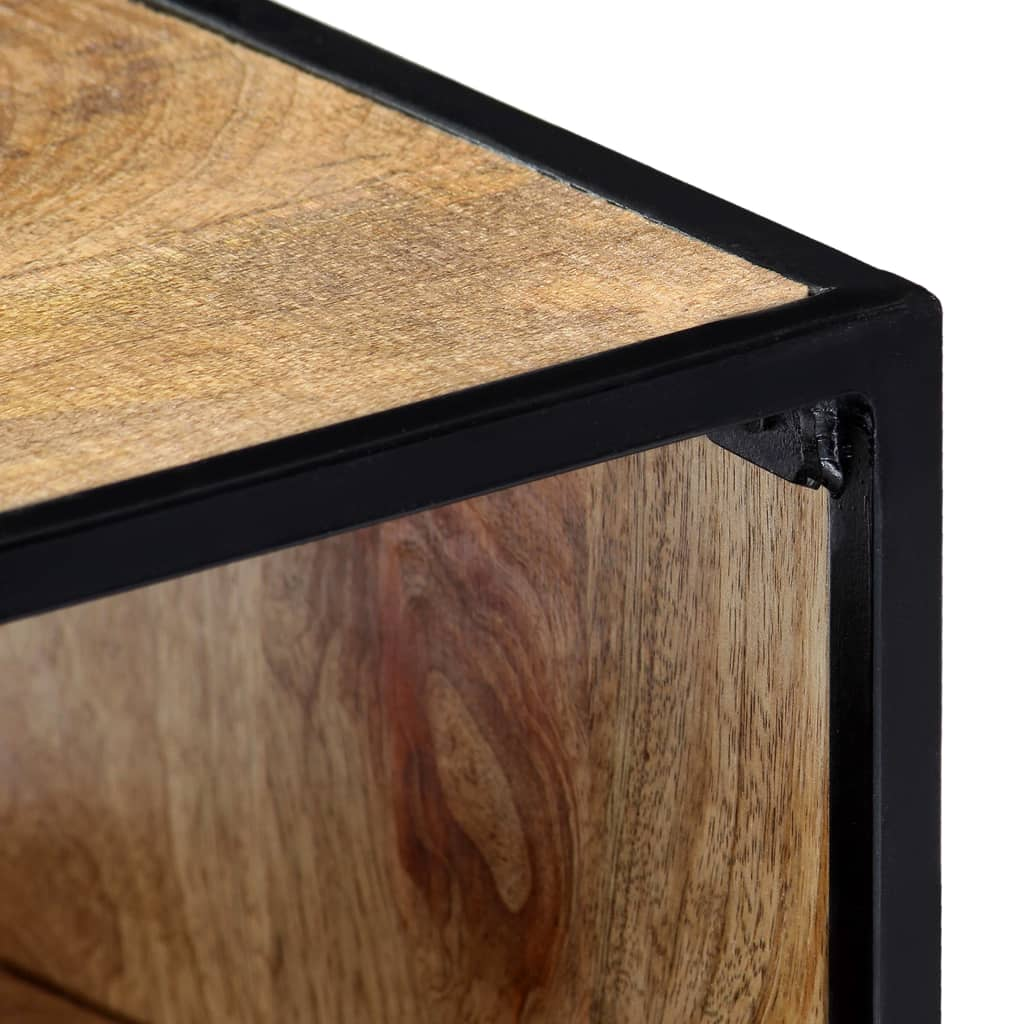 vidaXL Nightstand 15.7"x11.8"x19.6" Solid Mango Wood