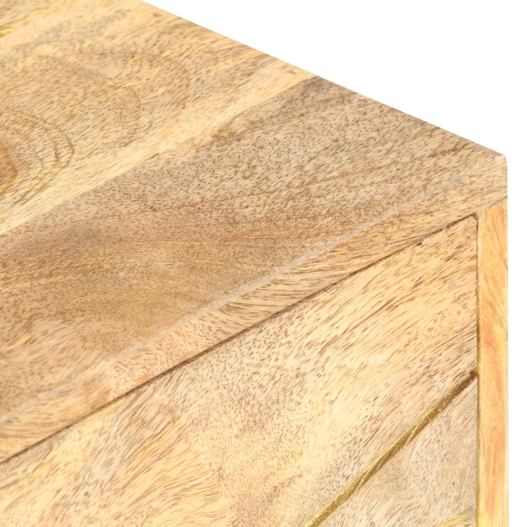 vidaXL Bedside Cabinet 15.7"x11.8"x19.7" Solid Mango Wood