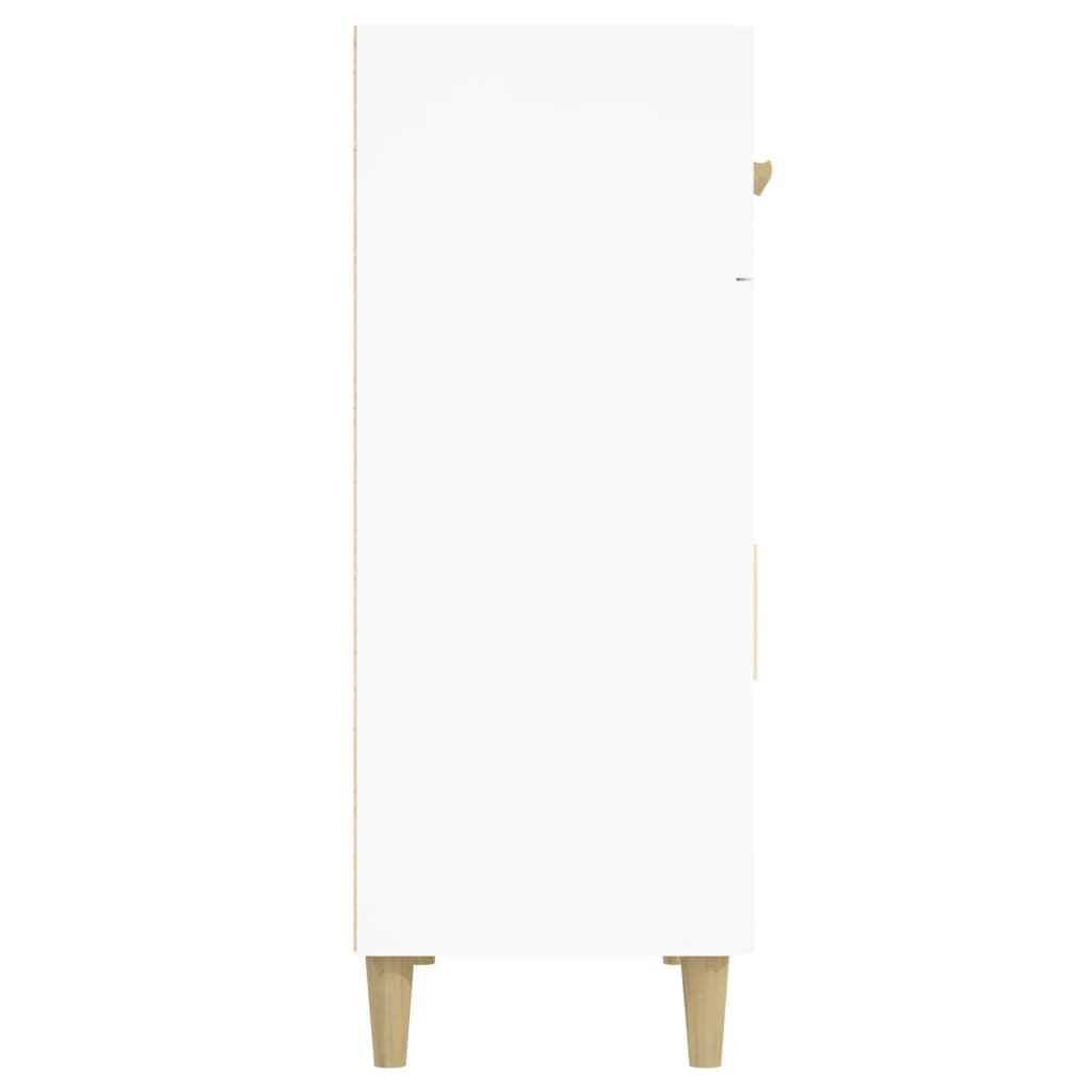 vidaXL Sideboard White 27.4"x13.4"x35" Engineered Wood