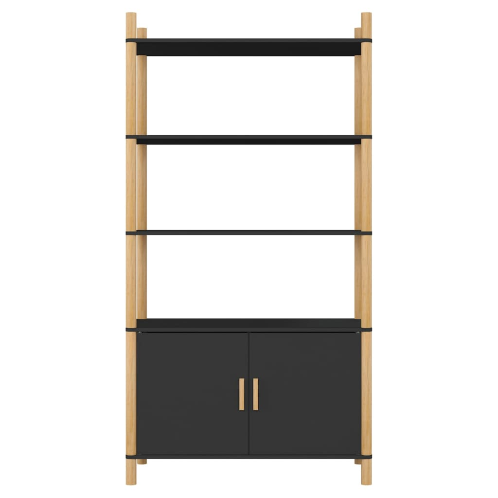 vidaXL Highboard Black 31.5"x15.7"x60.2" Engineered Wood