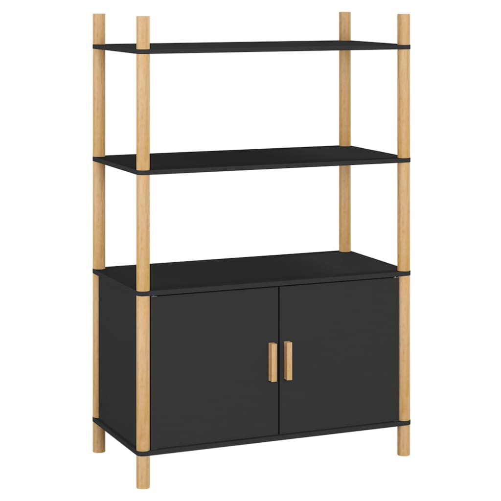 vidaXL Highboard Black 31.5"x15.7"x47.6" Engineered Wood