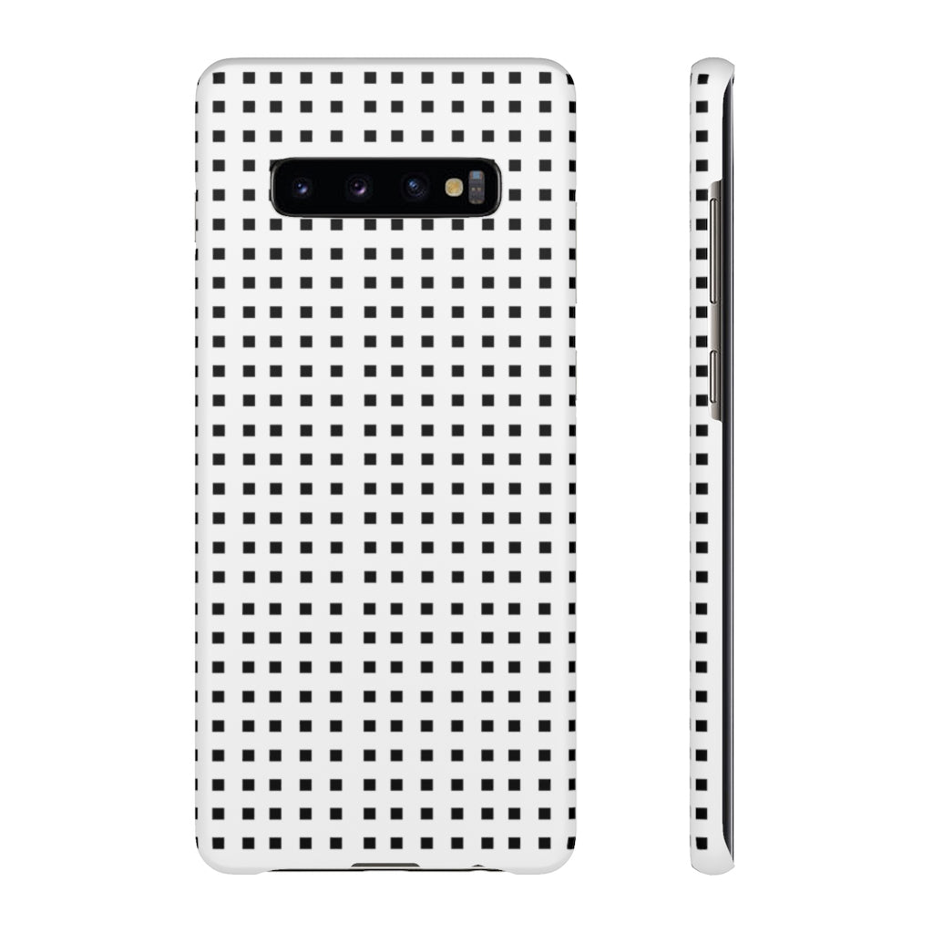 Modern Black Squares Phone Case