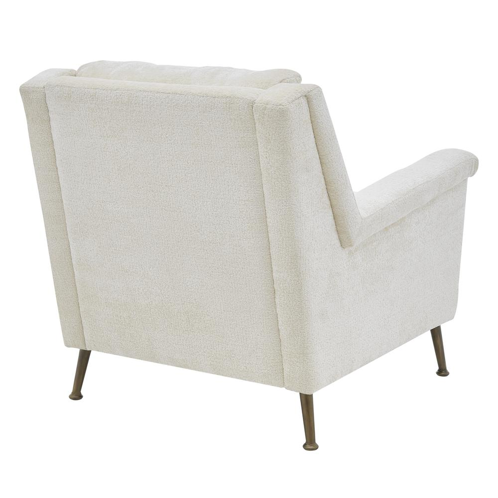 Winston KD Fabric Accent Arm Chair Gold legs