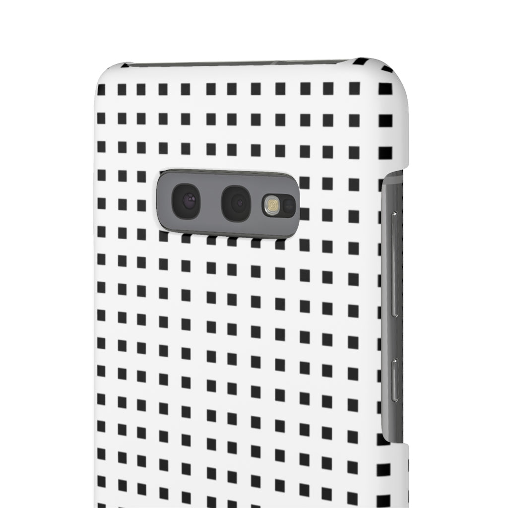 Modern Black Squares Phone Case