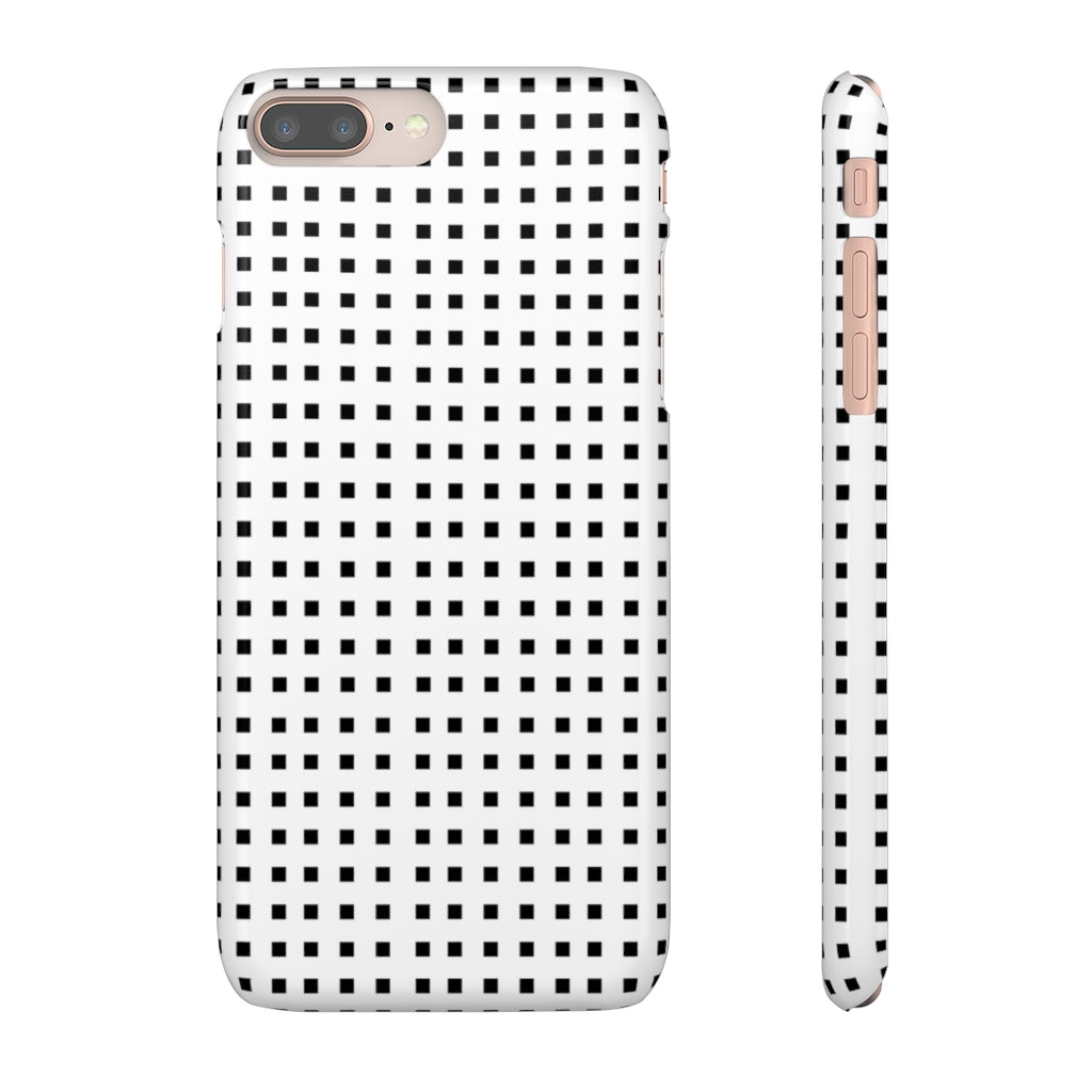 Modern Black Squares Phone Case