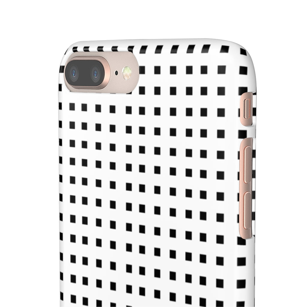 Modern Black Squares Phone Case
