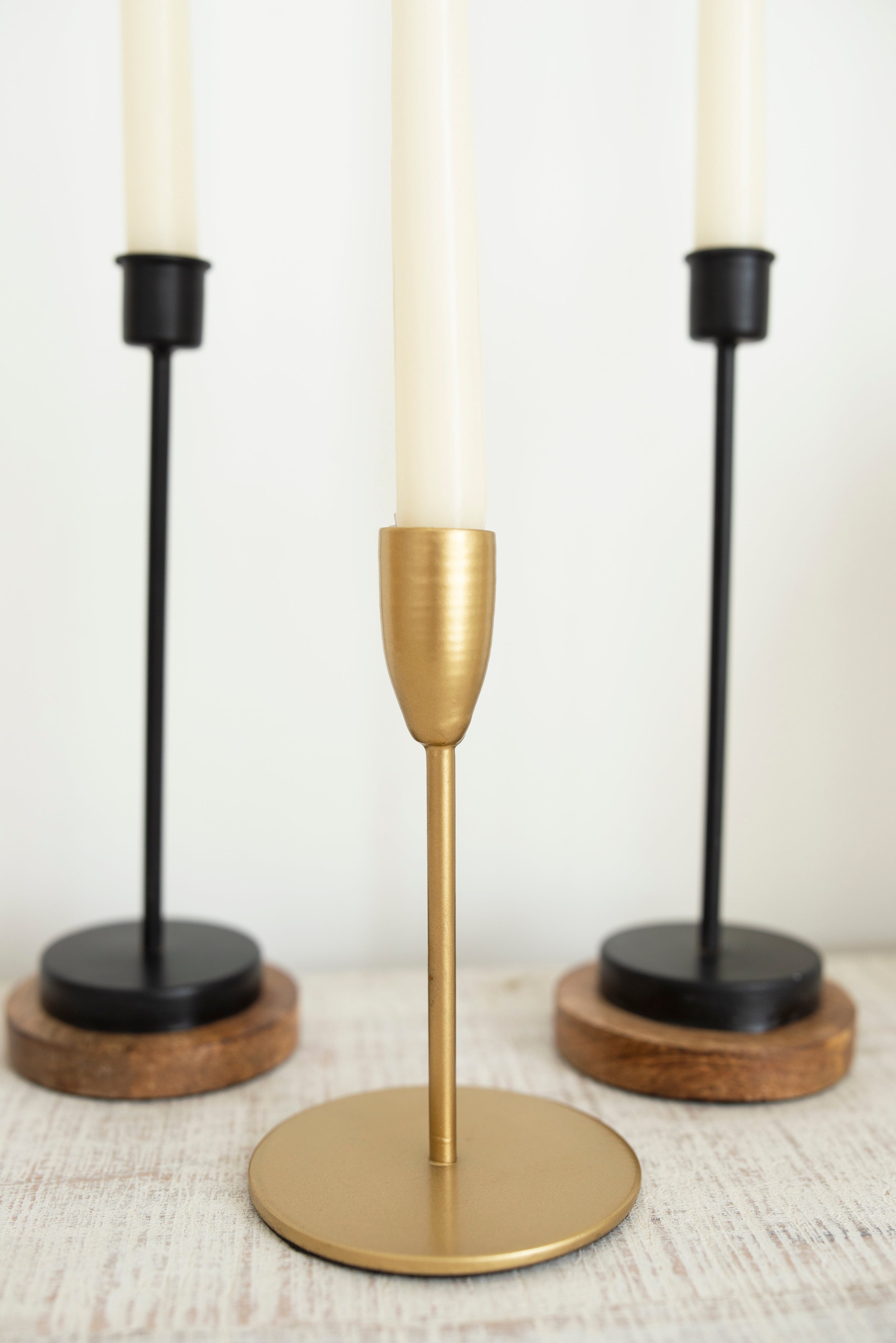 Gold Taper Holder Short