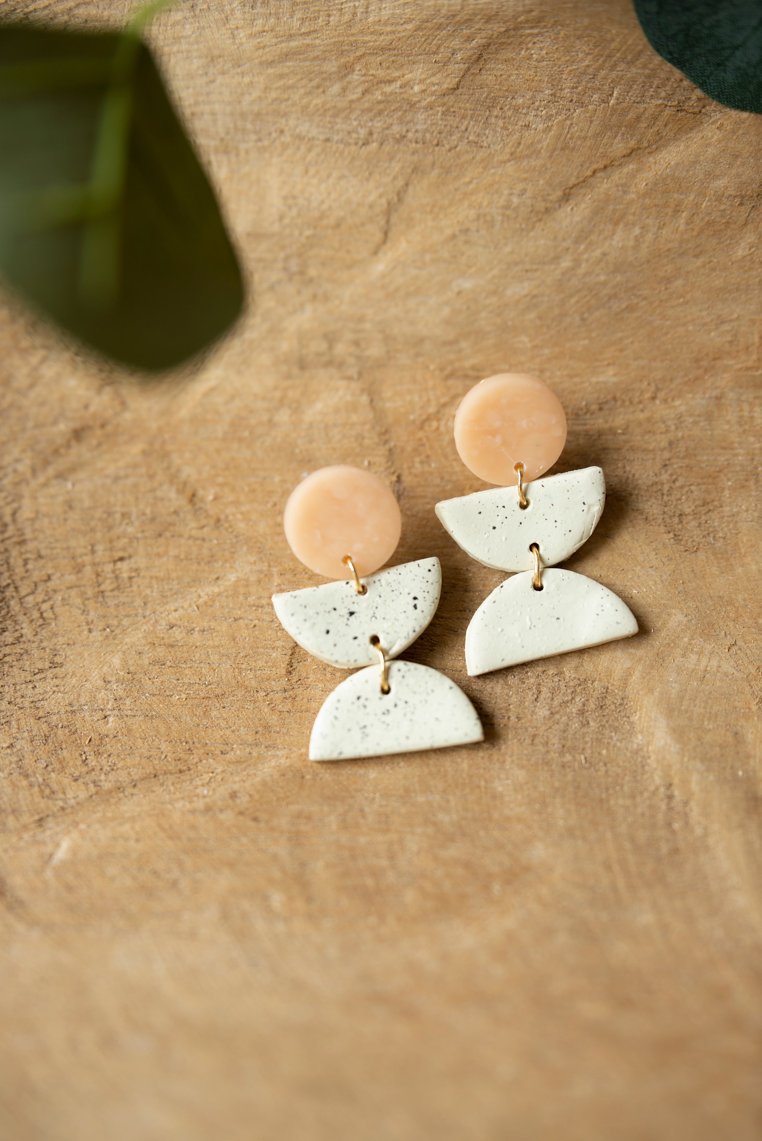 Phae Speackled Clay Earrings