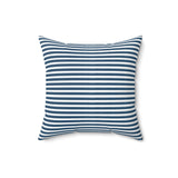 Blue Stripes Pillow Original Design