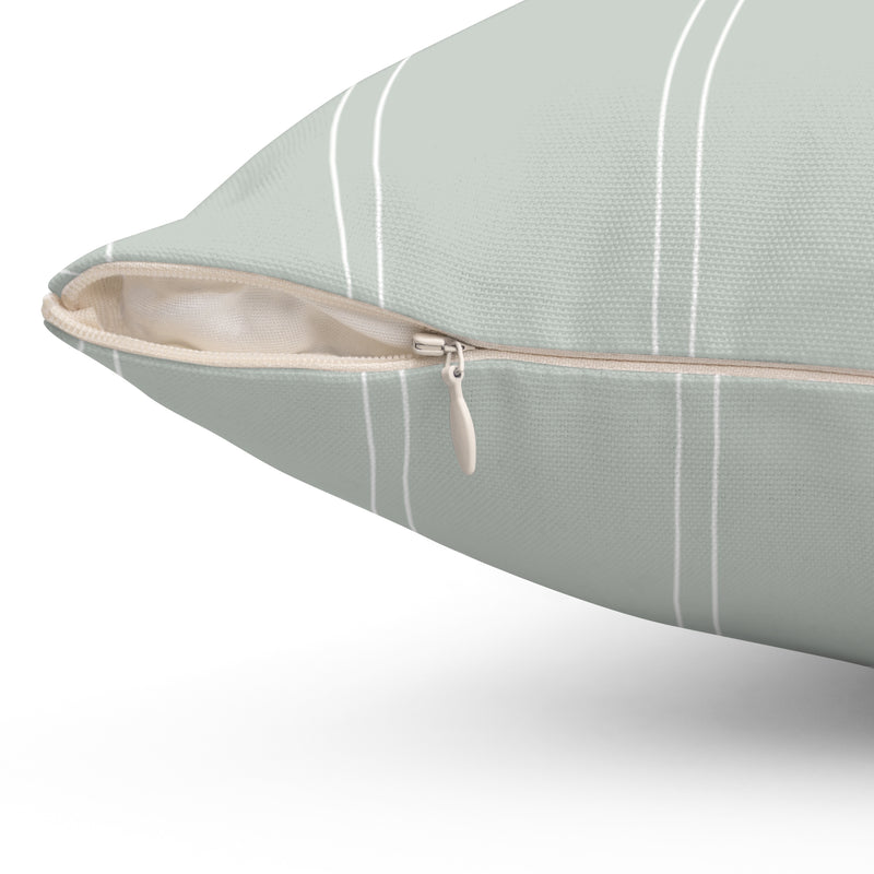 Chloe Pillow Cover + Insert in Sage/White