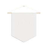 Custom Baby Girl Pennant Banner in Blush/Tan Font Bold | Custom Name Nursery Pennant Banner