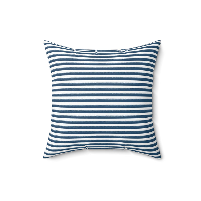 Blue Stripes Pillow Original Design