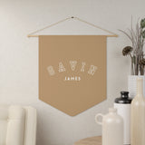 Copy of Personalized Pennant Banner Black/White | Custom Name Nursery Pennant Banner
