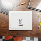 Vintage Bunny Fine Art Print - Nursery Wall Art