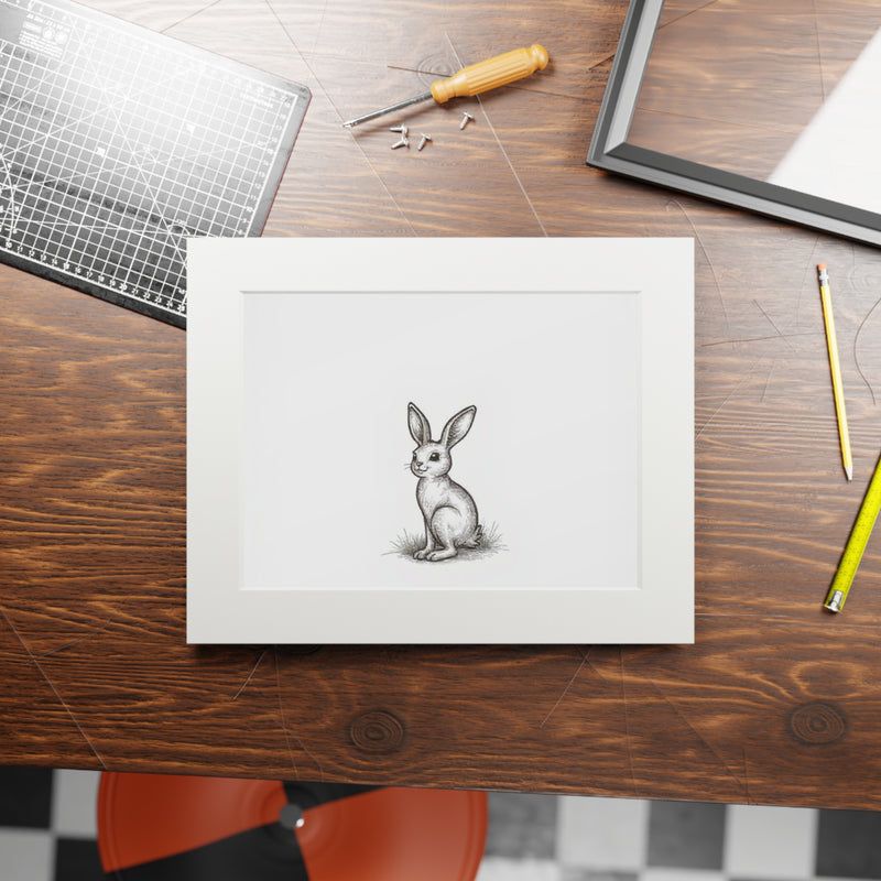 Vintage Bunny Fine Art Print - Nursery Wall Art