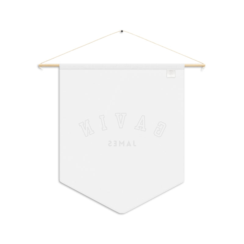 Personalized Pennant Banner Black/White | Custom Name Nursery Pennant Banner