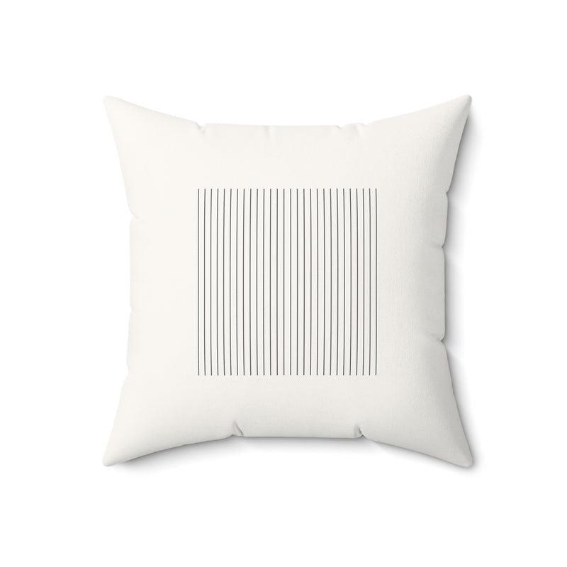 Clara Pillow Cover + Insert in Cream and Black