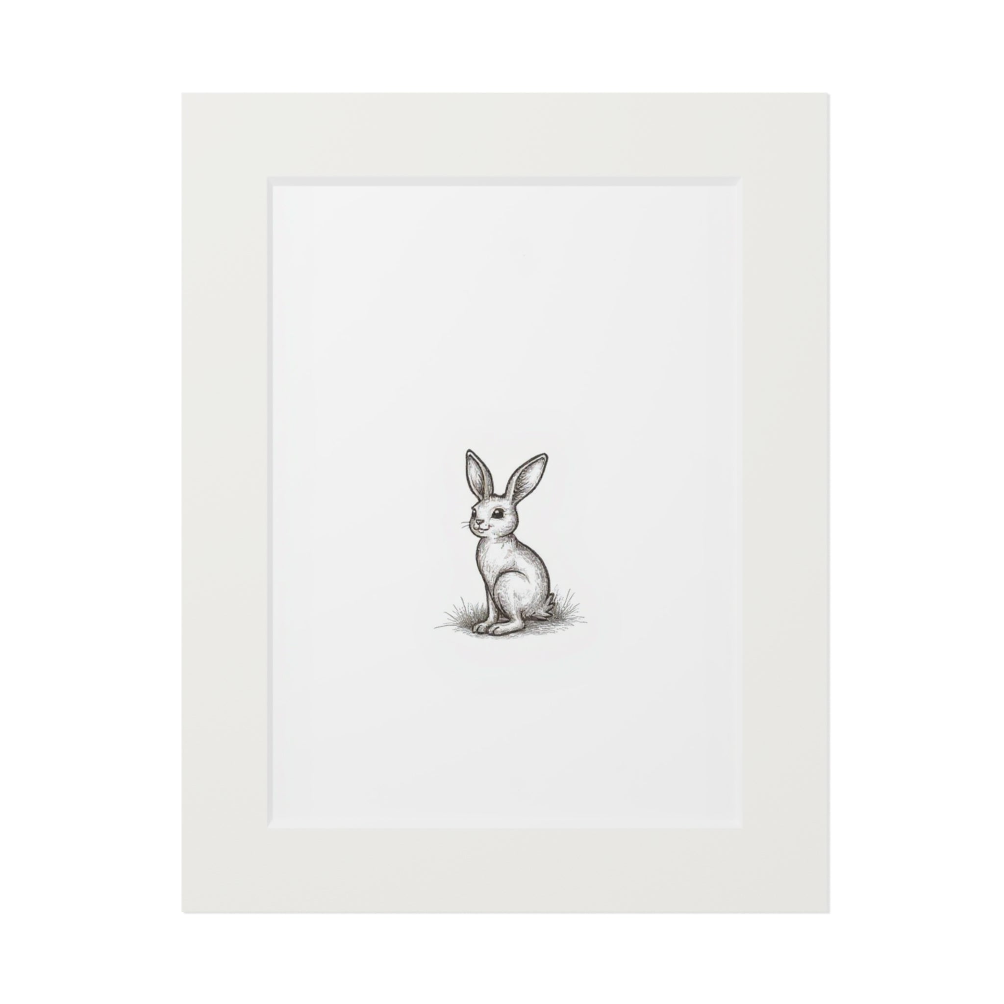 Vintage Bunny Fine Art Print - Nursery Wall Art