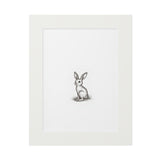 Vintage Bunny Fine Art Print - Nursery Wall Art