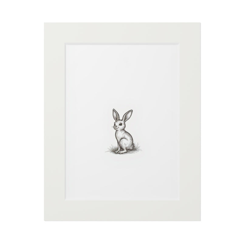 Vintage Bunny Fine Art Print - Nursery Wall Art