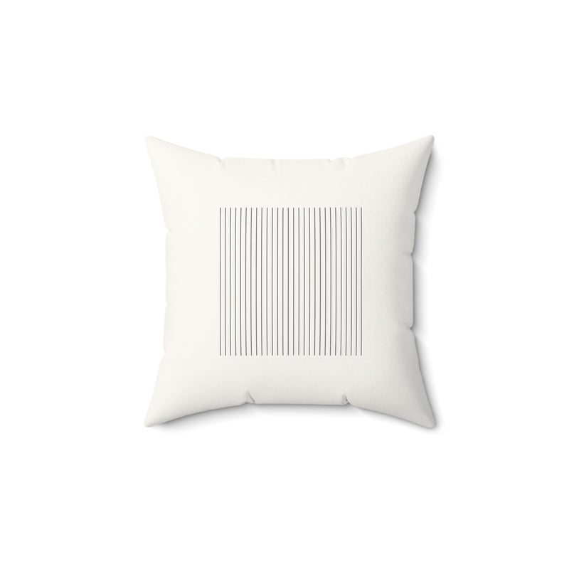 Clara Pillow Cover + Insert in Cream and Black