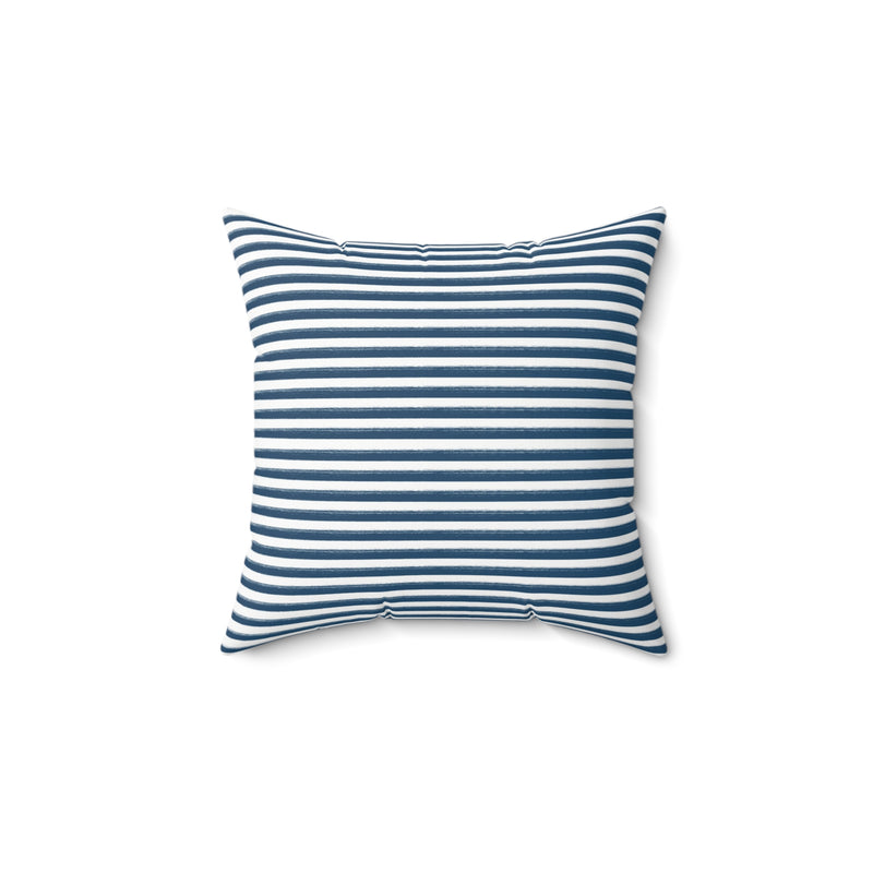 Blue Stripes Pillow Original Design