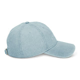 Custom Embroidered Denim Hat, Casual Cap, Personalized Gift, Trendy Accessory, Summer Fashion, Stylish Headwear