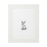 Vintage Bunny Fine Art Print - Nursery Wall Art