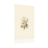 Vintage Roses Textured Watercolor Matte Poster