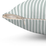 Vintage Stripes Pillow Cover + Insert Powder Blue