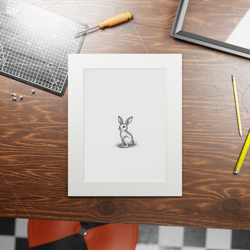 Vintage Bunny Fine Art Print - Nursery Wall Art