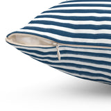 Blue Stripes Pillow Original Design