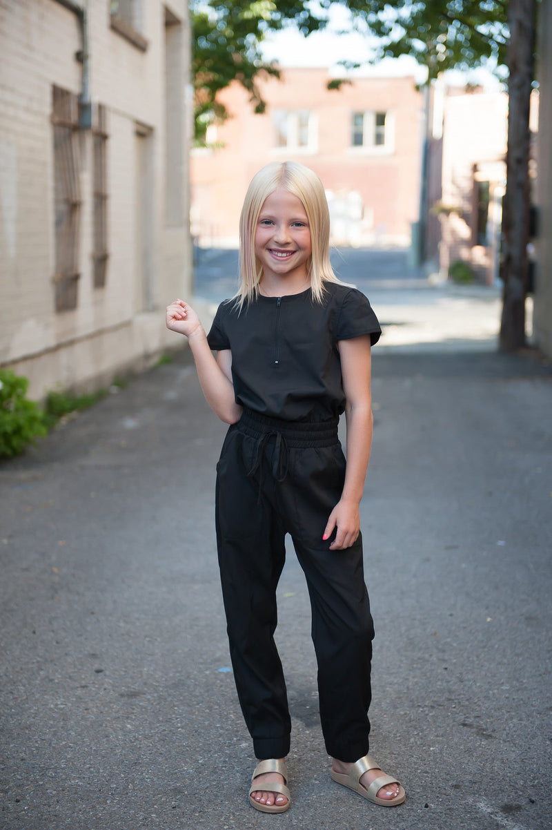 (PRE-ORDER 2 WEEKS) GIRLS FLORA JUMPSUIT