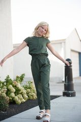 (PRE-ORDER 2 WEEKS) GIRLS FLORA JUMPSUIT