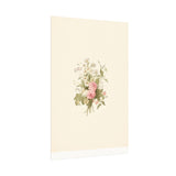 Vintage Roses Textured Watercolor Matte Poster