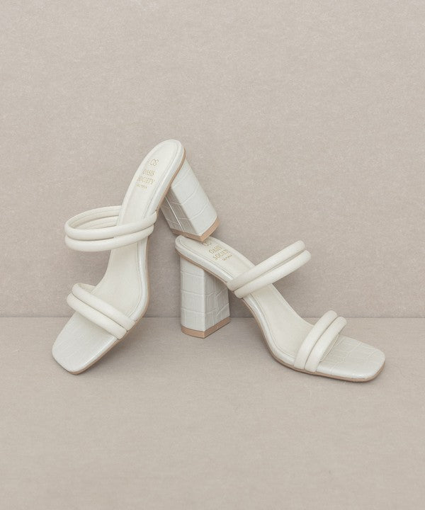 Strappy Alligator Heel