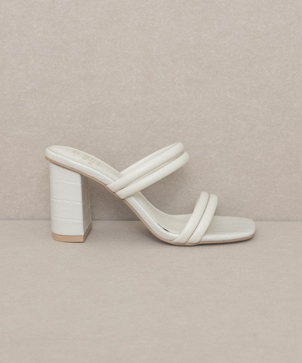 Strappy Alligator Heel