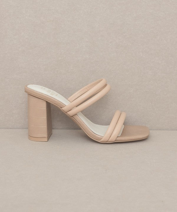 Strappy Alligator Heel