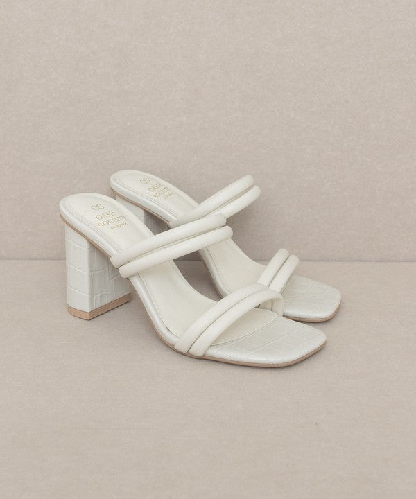 Strappy Alligator Heel