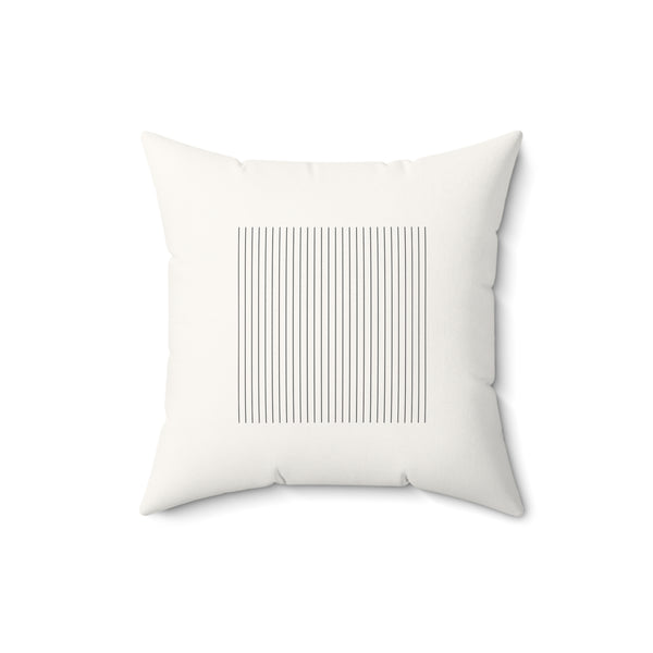 Clara Pillow Cover + Insert in Cream and Black