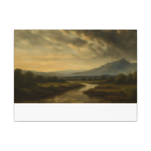 Serene Landscape Canvas Print, Home Decor, Vintage Wall Art, Gift for Nature Lovers, Perfect for Any Occasion