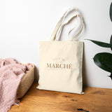 Copy of Eco-Friendly Cotton Canvas Tote Bag  Fille du marché in brown – Perfect for Markets, Shopping, Gifts, and Everyday Use