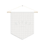 Custom Baby Pennant Banner in Green/Beige & White Gingham | Custom Name Nursery Pennant Banner