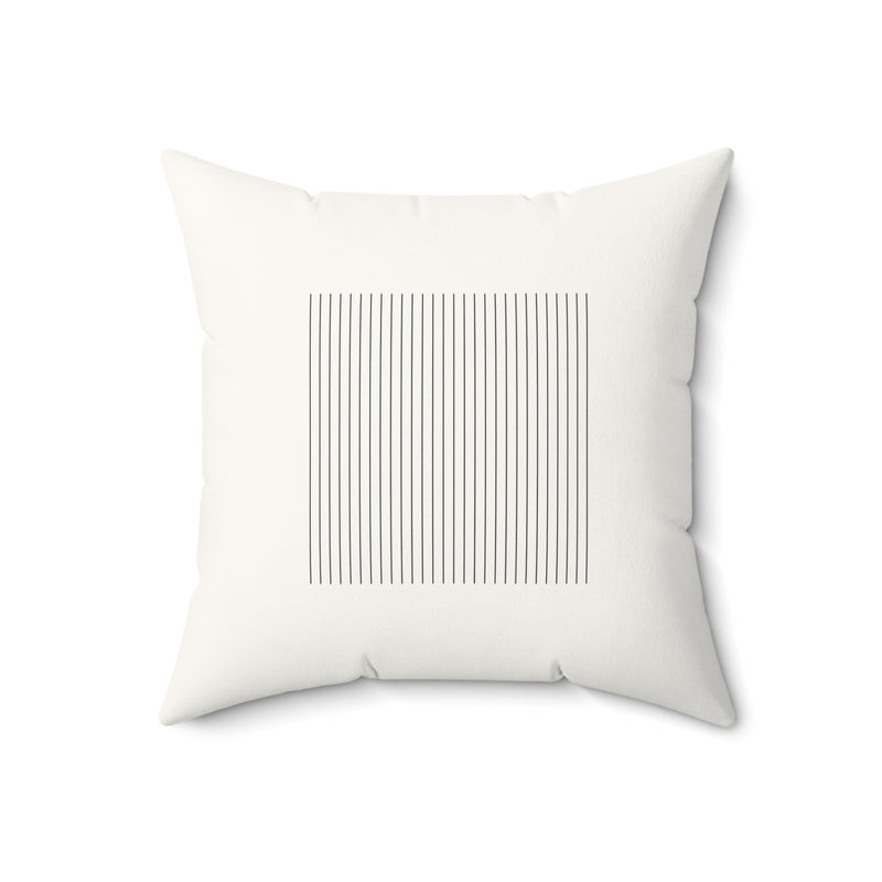 Clara Pillow Cover + Insert in Cream and Black