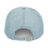 Custom Embroidered Denim Hat, Casual Cap, Personalized Gift, Trendy Accessory, Summer Fashion, Stylish Headwear