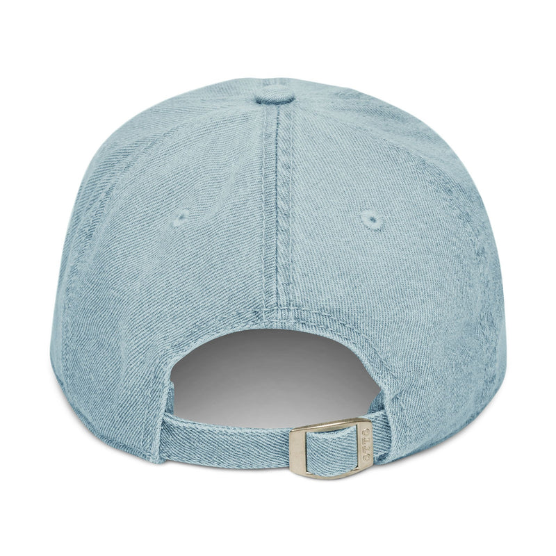 Custom Embroidered Denim Hat, Casual Cap, Personalized Gift, Trendy Accessory, Summer Fashion, Stylish Headwear